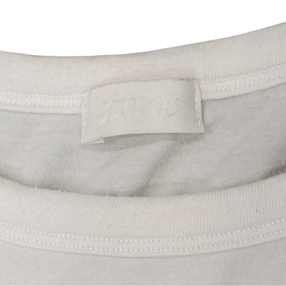 SKIMS Boyfriend Crop Sleeveless Relaxed Tank Top in Marble (Cream) Women’s 4X - Picture 6 of 7